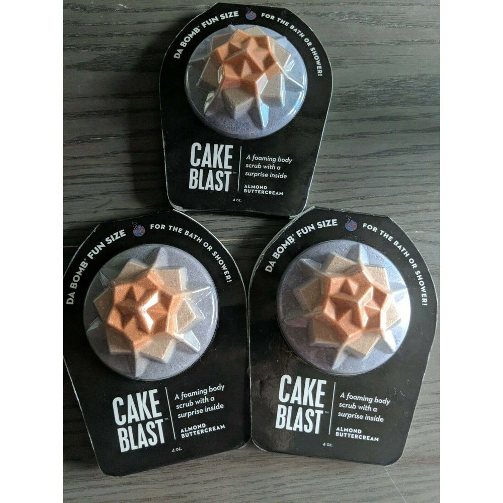 3 DA BOMB FUN SIZE ALMOND BUTTERCREAM BATH BOMB